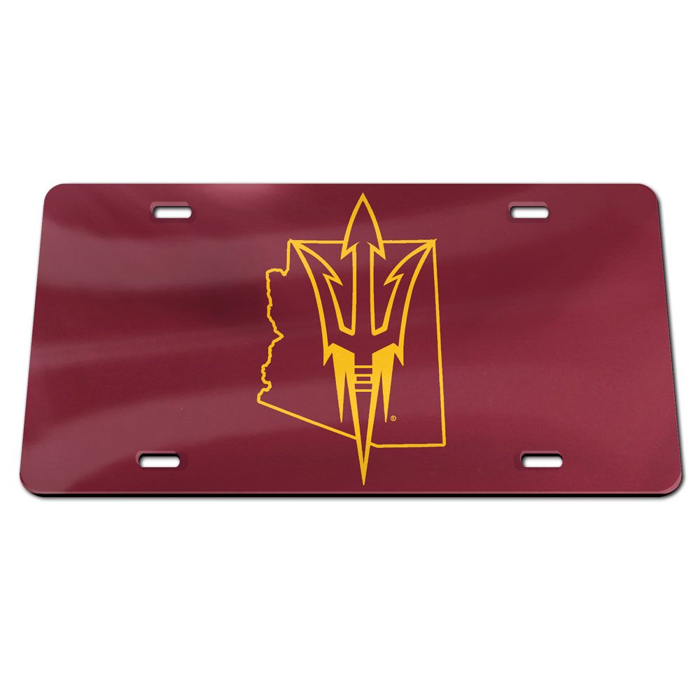 Arizona State Sun Devils Specialty Acrylic Classic License Plates - AtlanticCoastSports